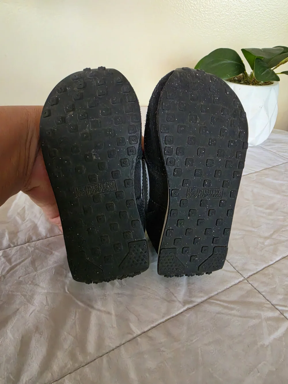 Nike Wafle Trainer Black Kids Sneakers Size 6C